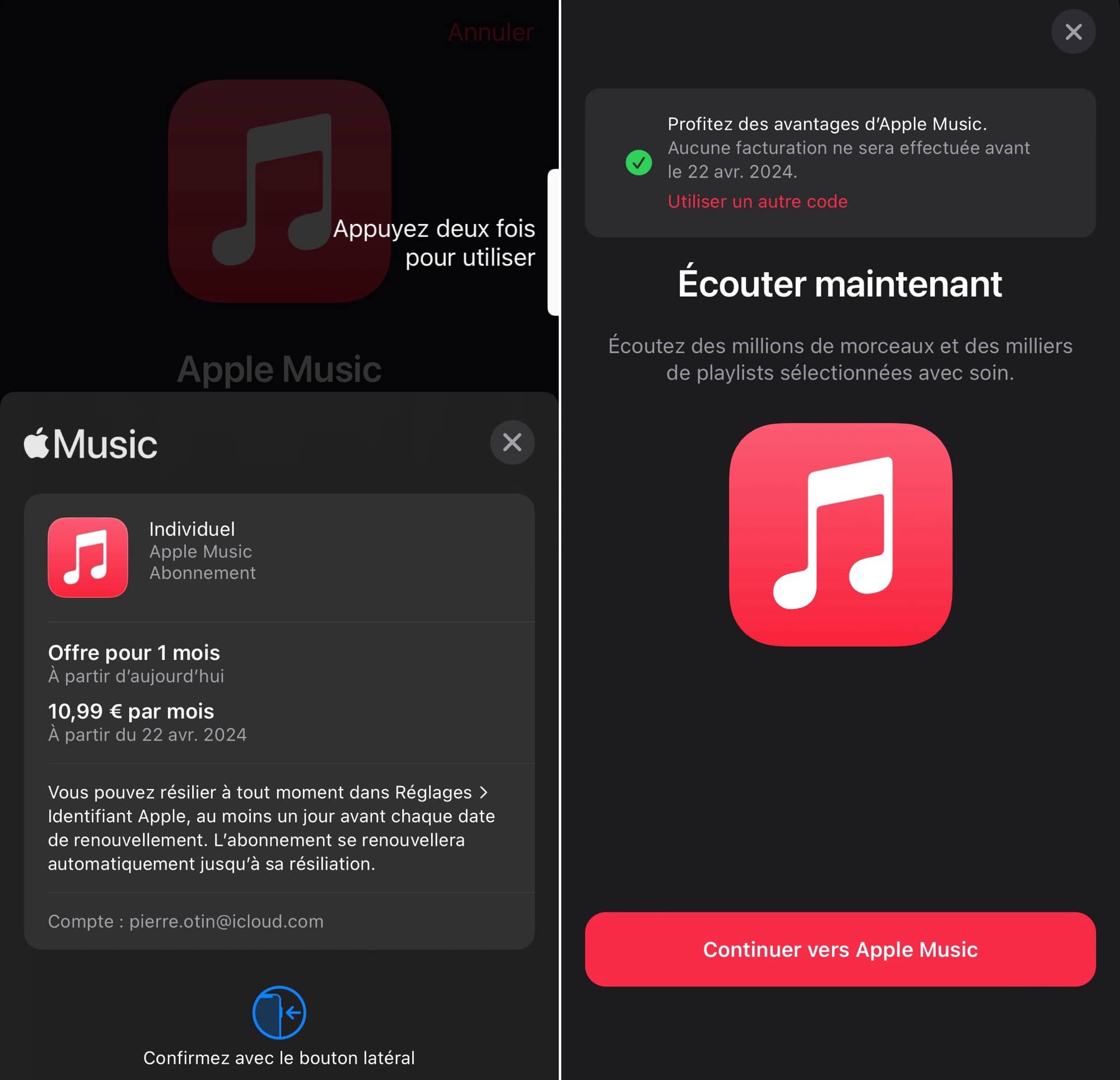 Apple music djay 2 mois gratuits