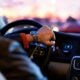 Conduire volant voiture