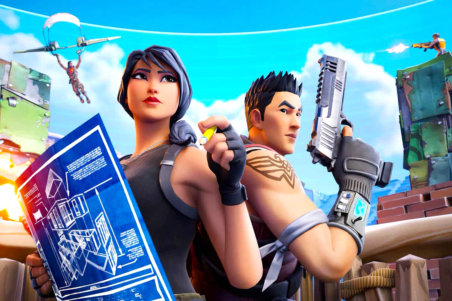 Epic Games jeu Fortnite sur iPhone