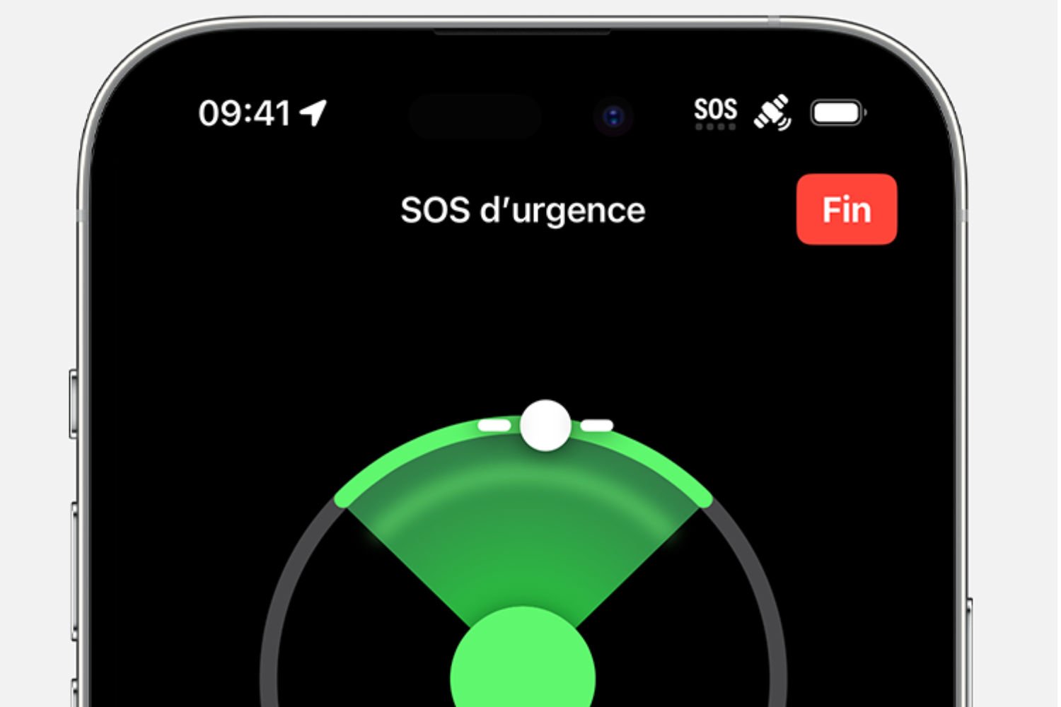 Satellite iPhone sos urgence