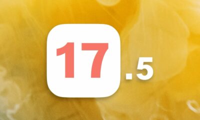 iOS 17.5 fond jaune