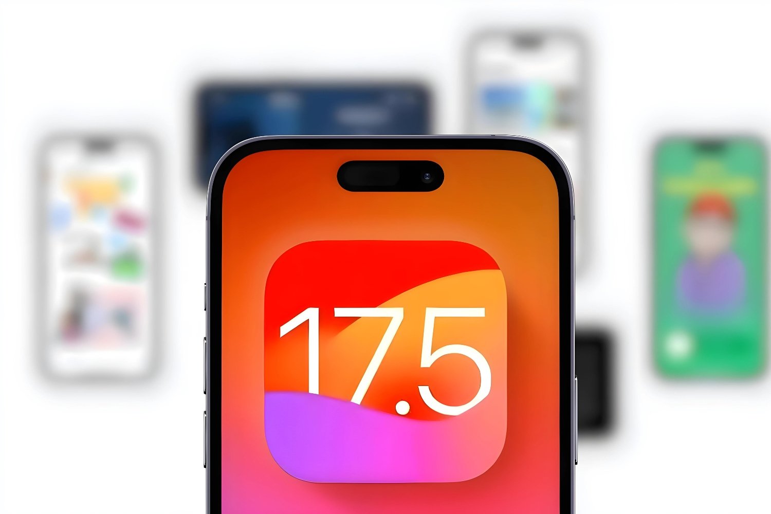 Ios17.5 iPhone 15 mockup iphon.fr