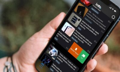 App i-nfo.fr geste glissé du doigt