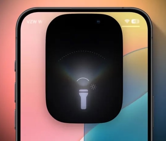 Lampe de poche iOS 18 bêta 3 ios 18 3