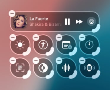 Personnalisation iOS 18 et centre de contrôle