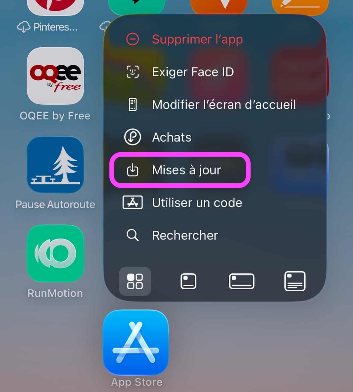 Mises à jour App Store