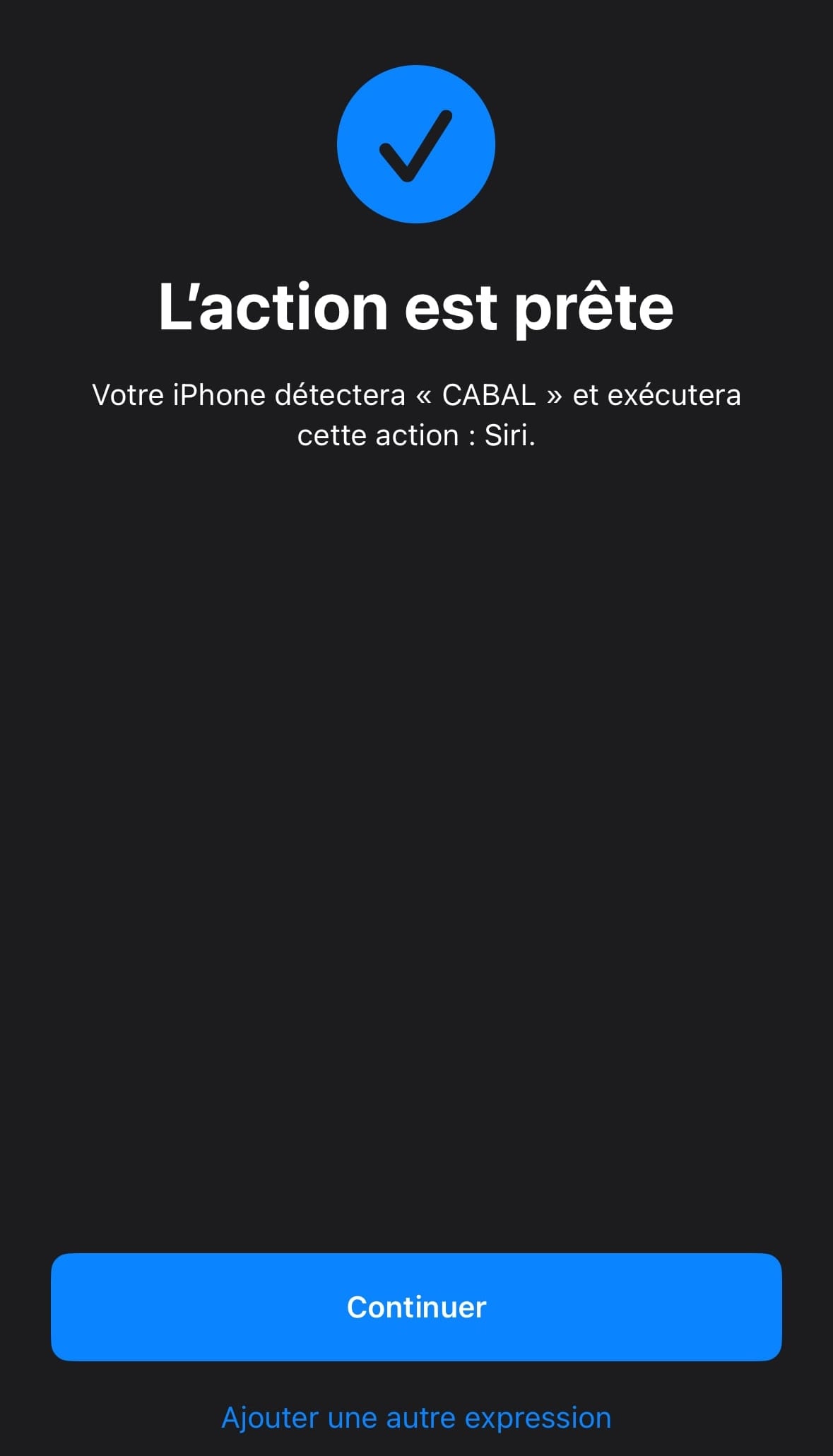 Renommer Siri iOS
