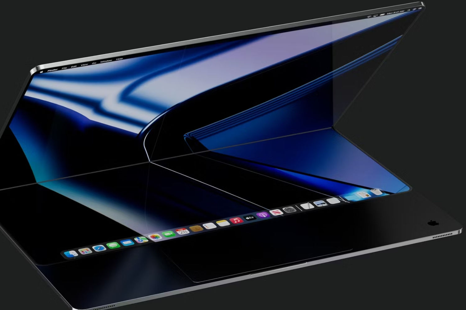 Apple macbook pliant concept