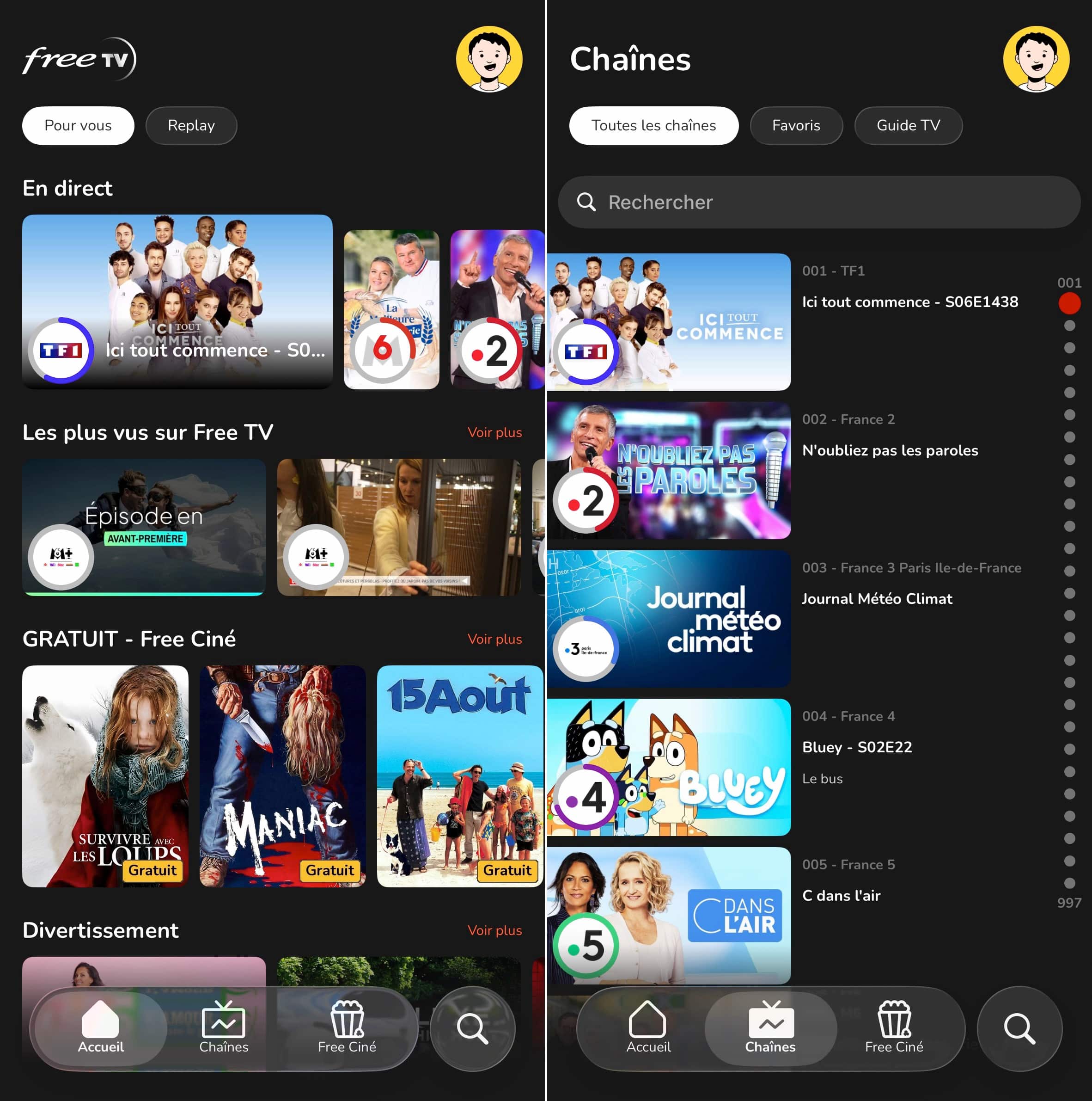 Free TV iOS