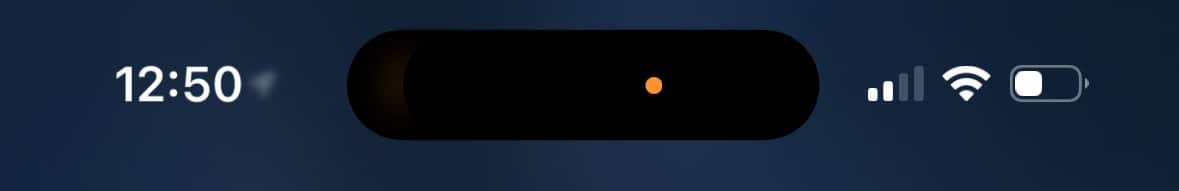 Bouton orange iOS