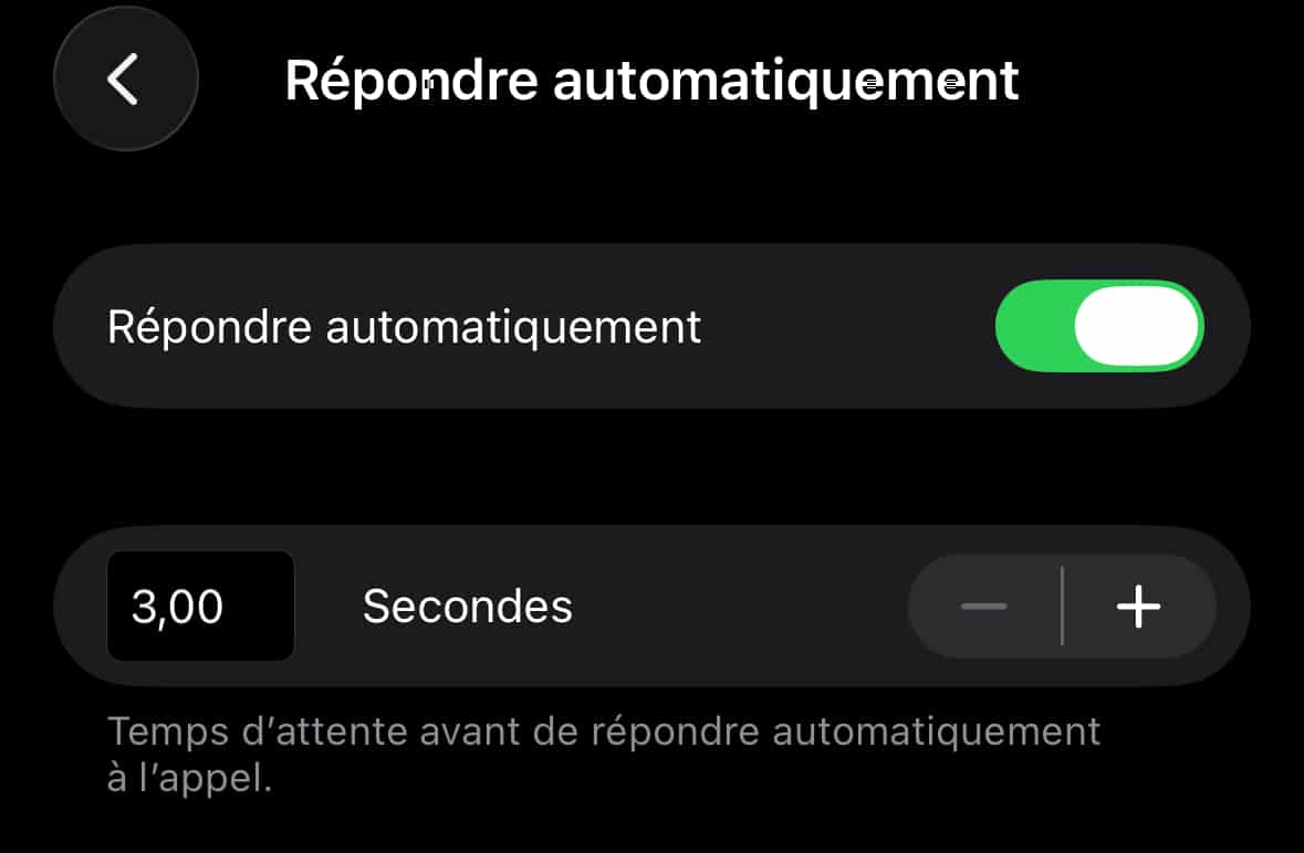 Répondre automatiquement temps