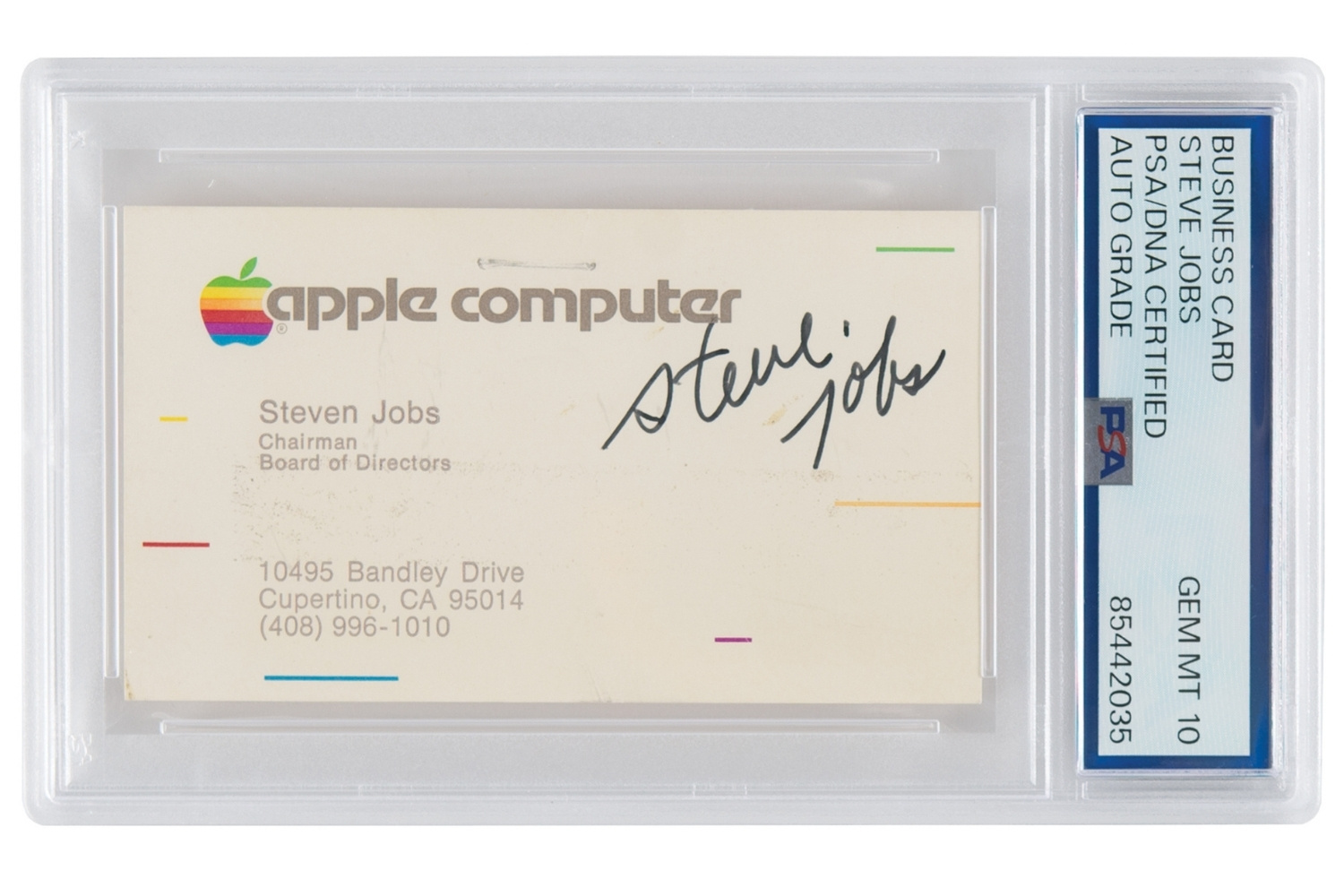 Rrauction carte steve jobs encheres » width=
