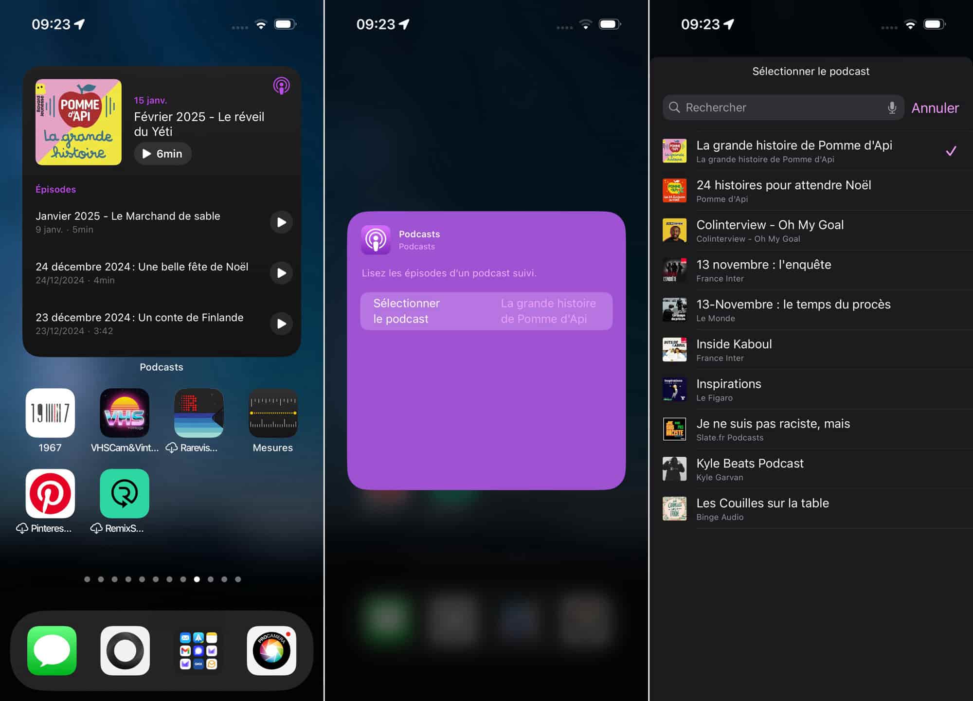 Apple Podcasts widgets iOS 18.4