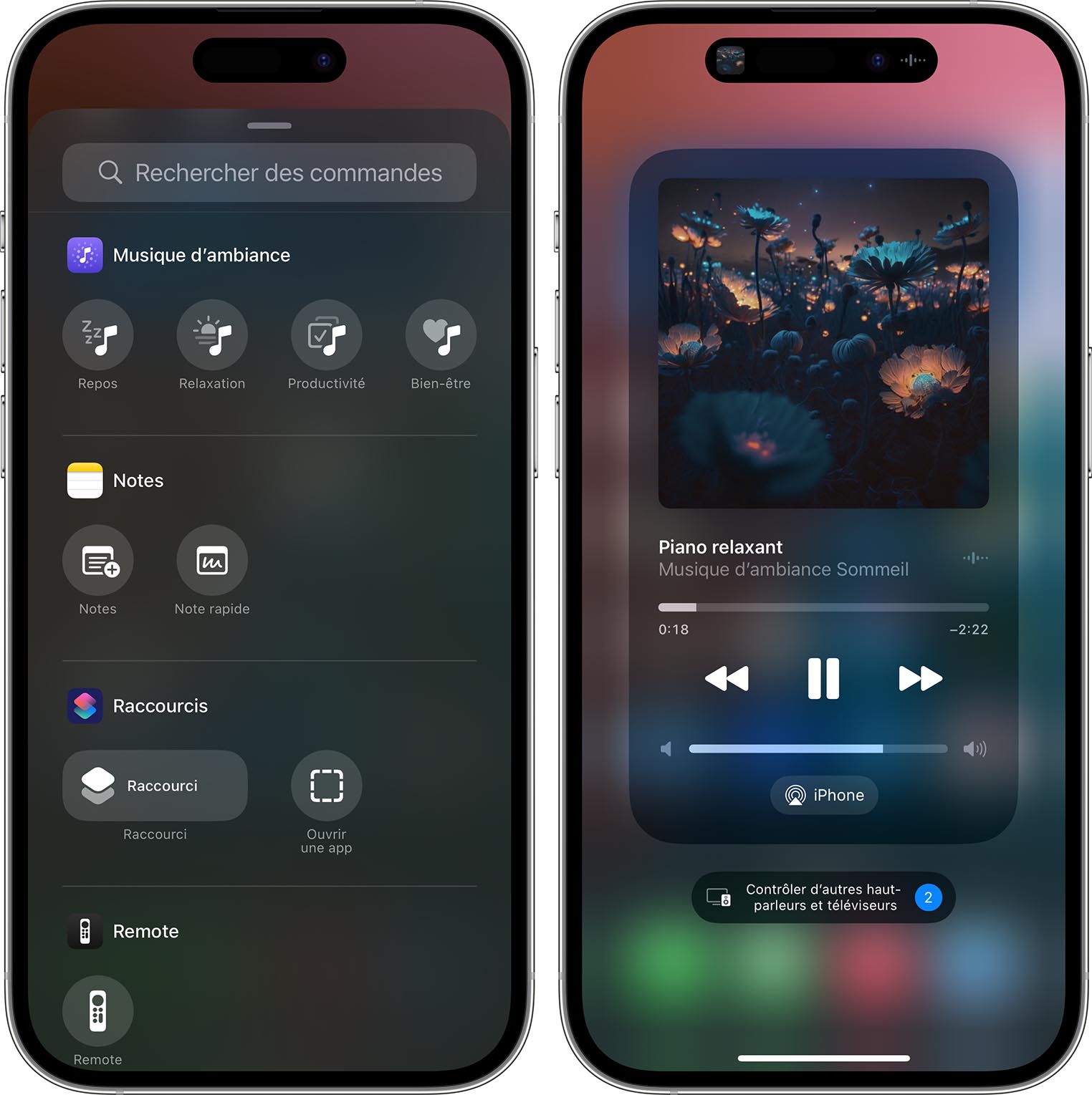 Ios 18.4 musiques ambiance