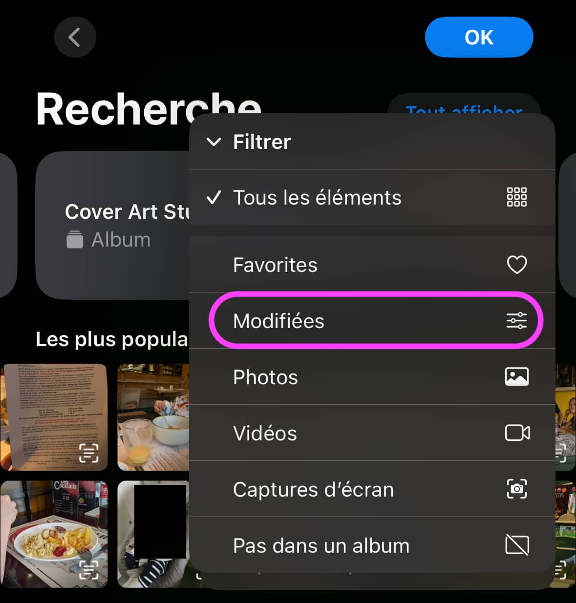 Photos date modification iOS 18.4