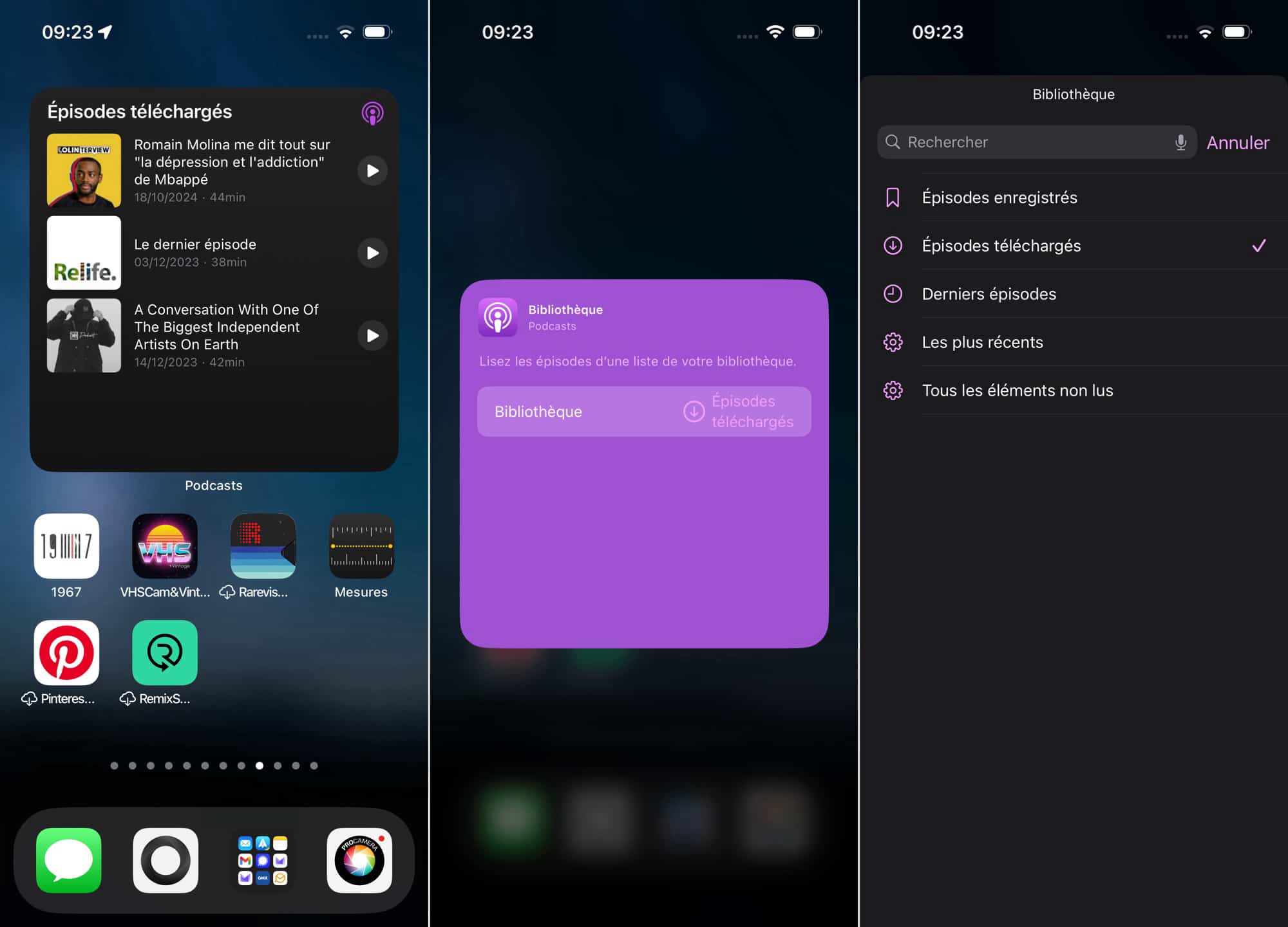 App Podcasts widgets iOS 18.4