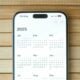 Calendrier iPhone