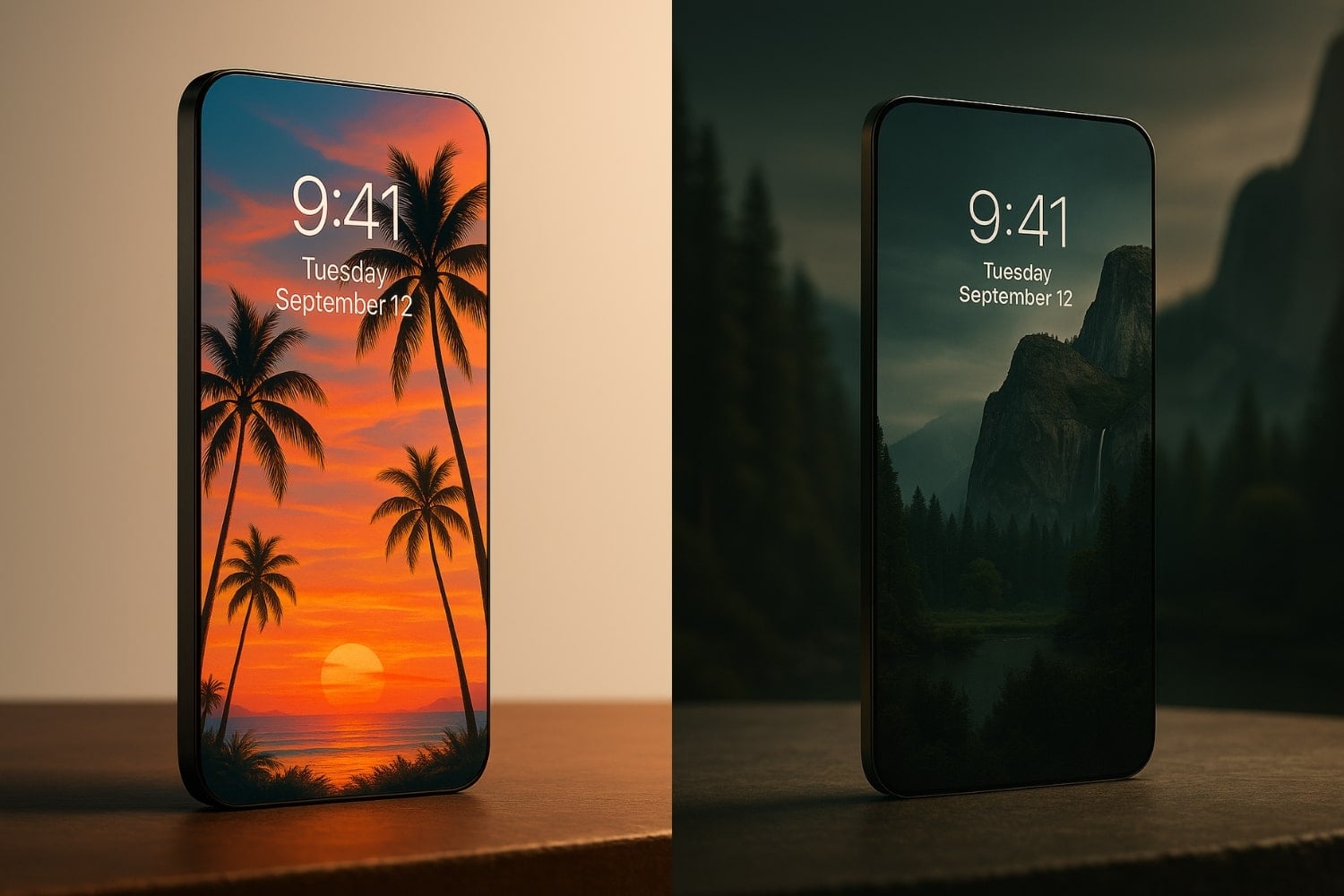 Deux concepts iPhone 19 borderless 20e anniversaire