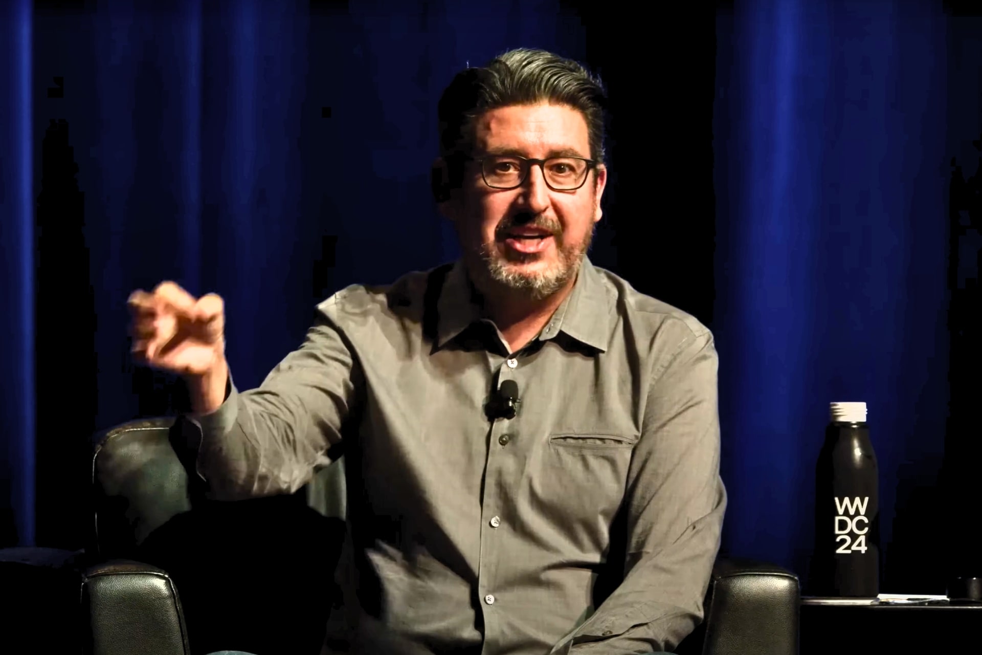 John Gruber, after wwdc 2024 talk show