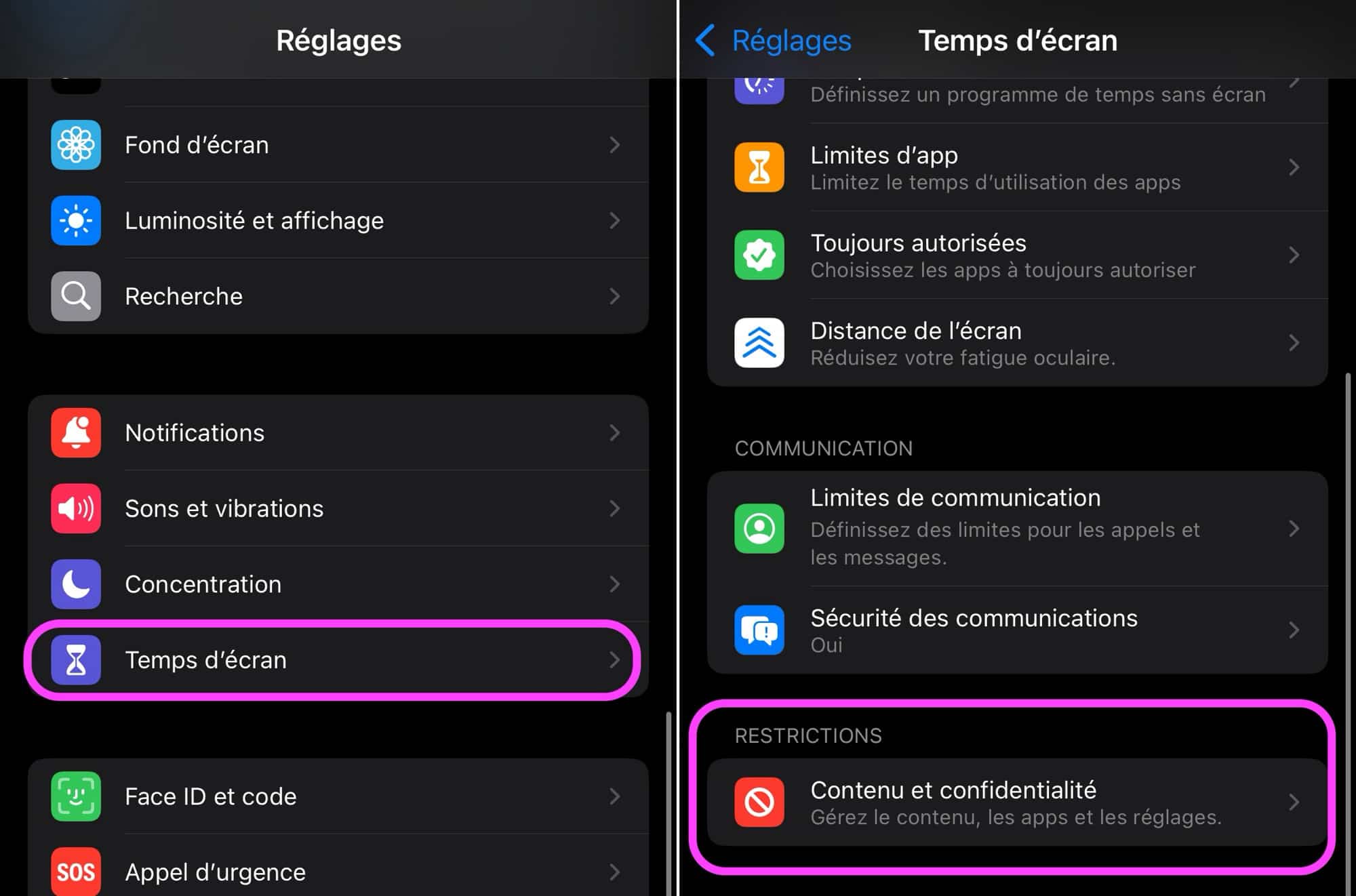 Bloquer suppression app iPhone