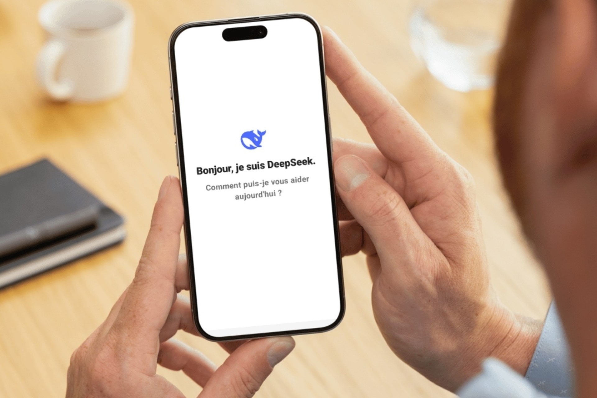 Application ia deepseek iPhone min