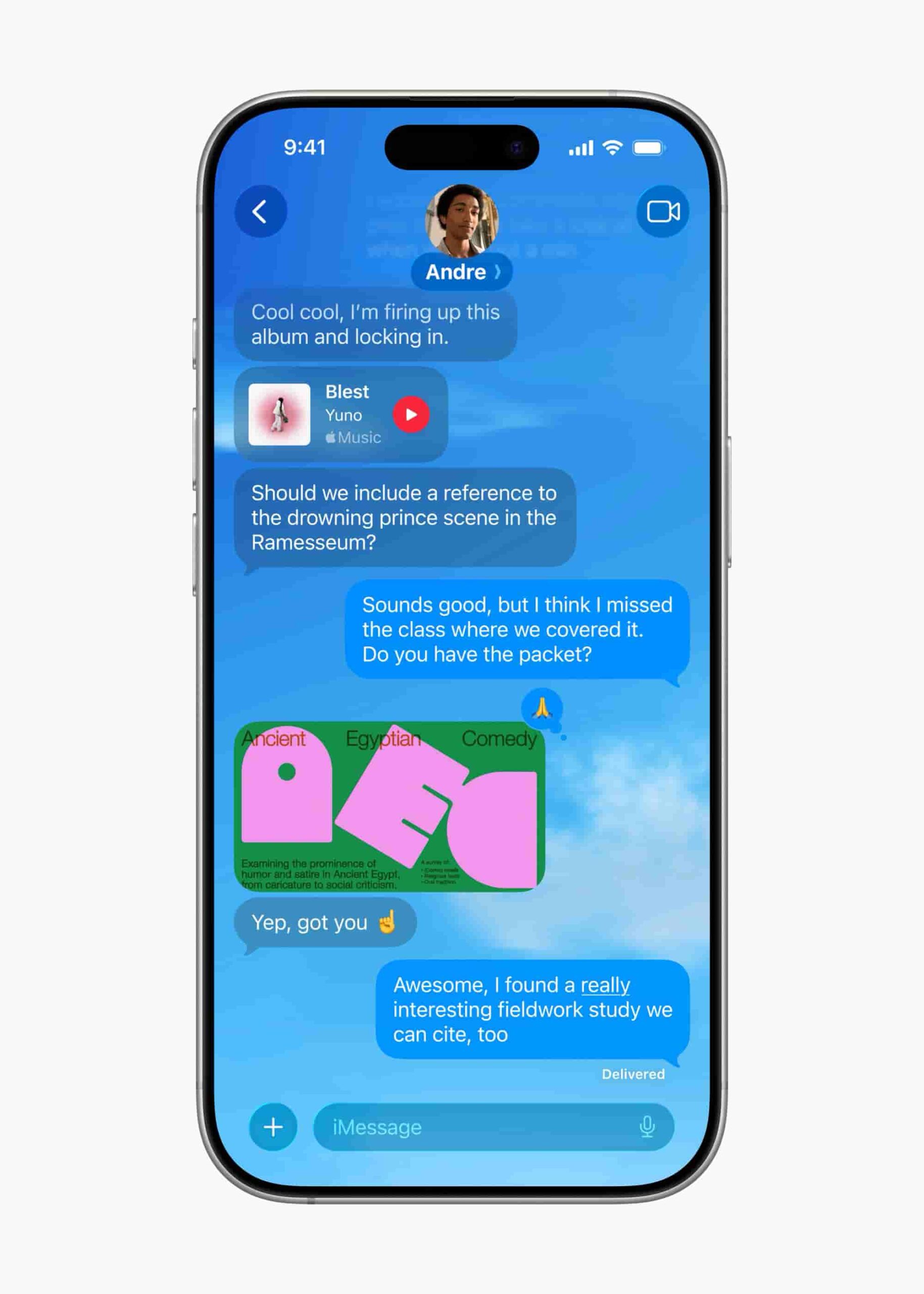 Fonds d'écran iMessage
