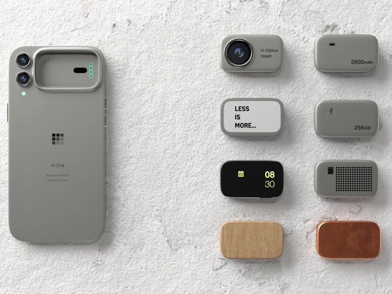 H one pro modular phone concept (2)