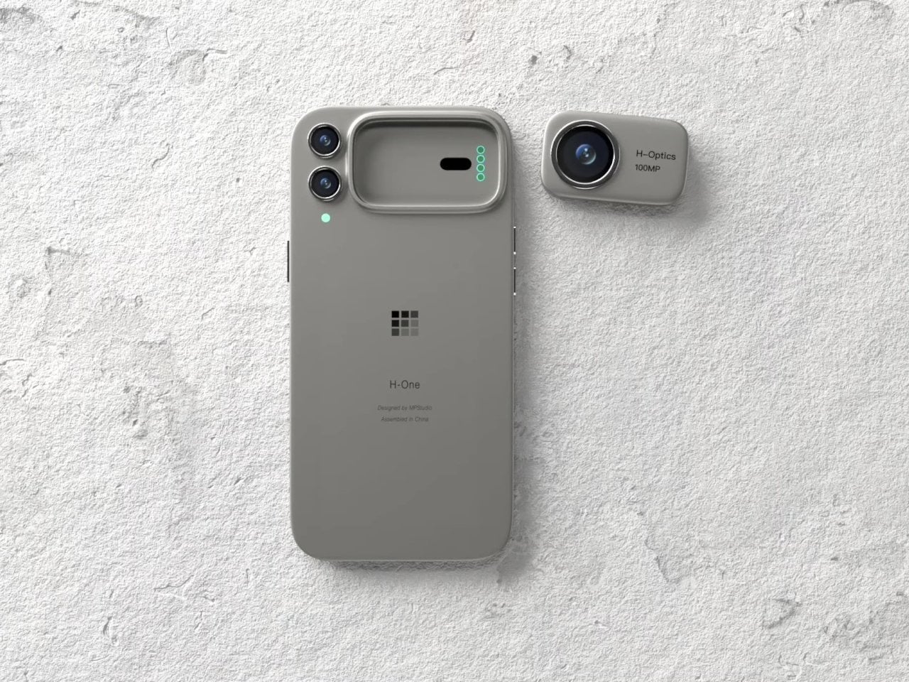 H one pro modular phone concept