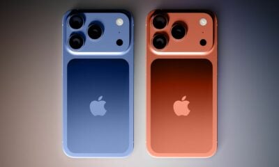 iPhone 17 Pro bleu orange