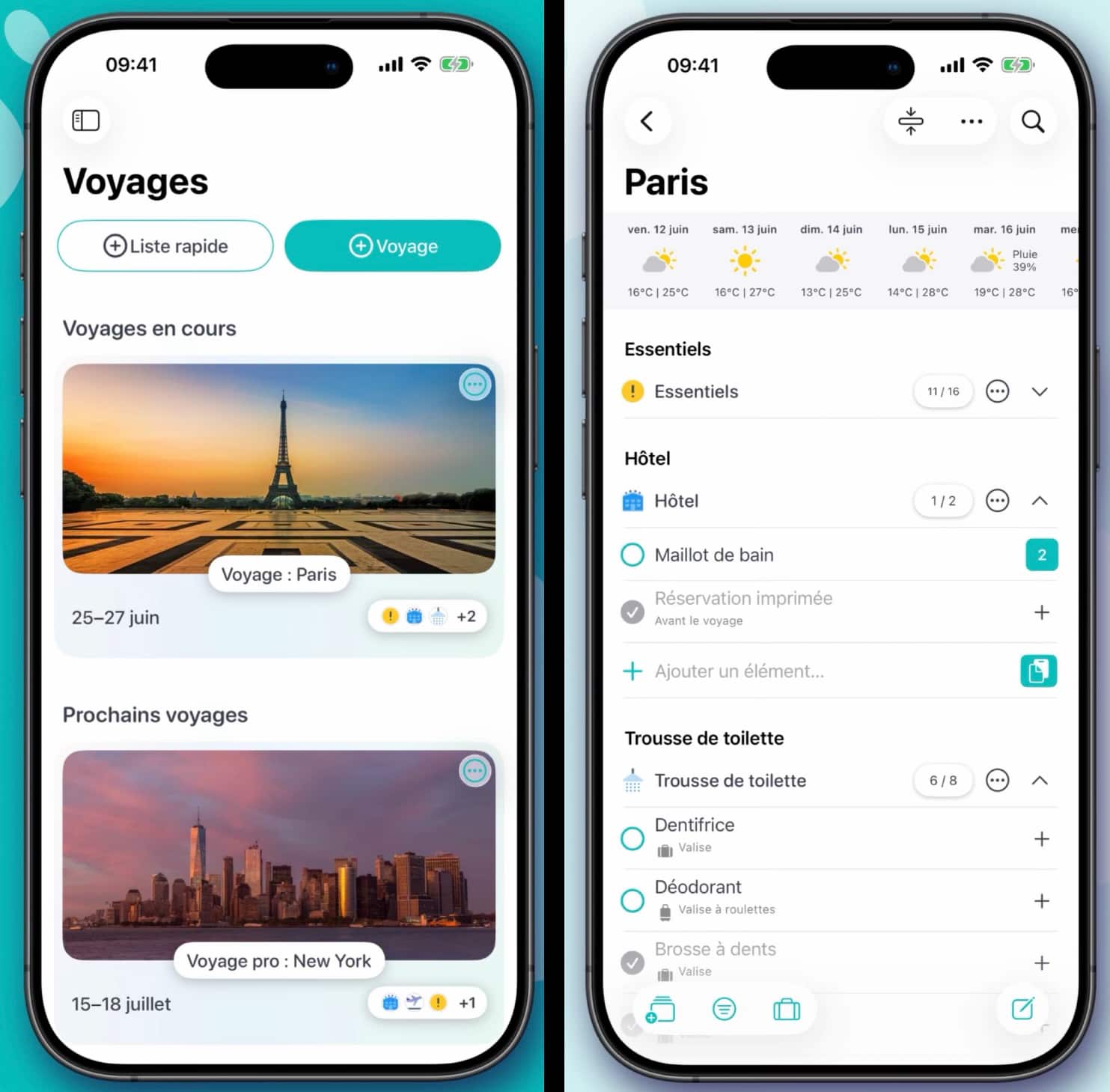 Packr App iPhone