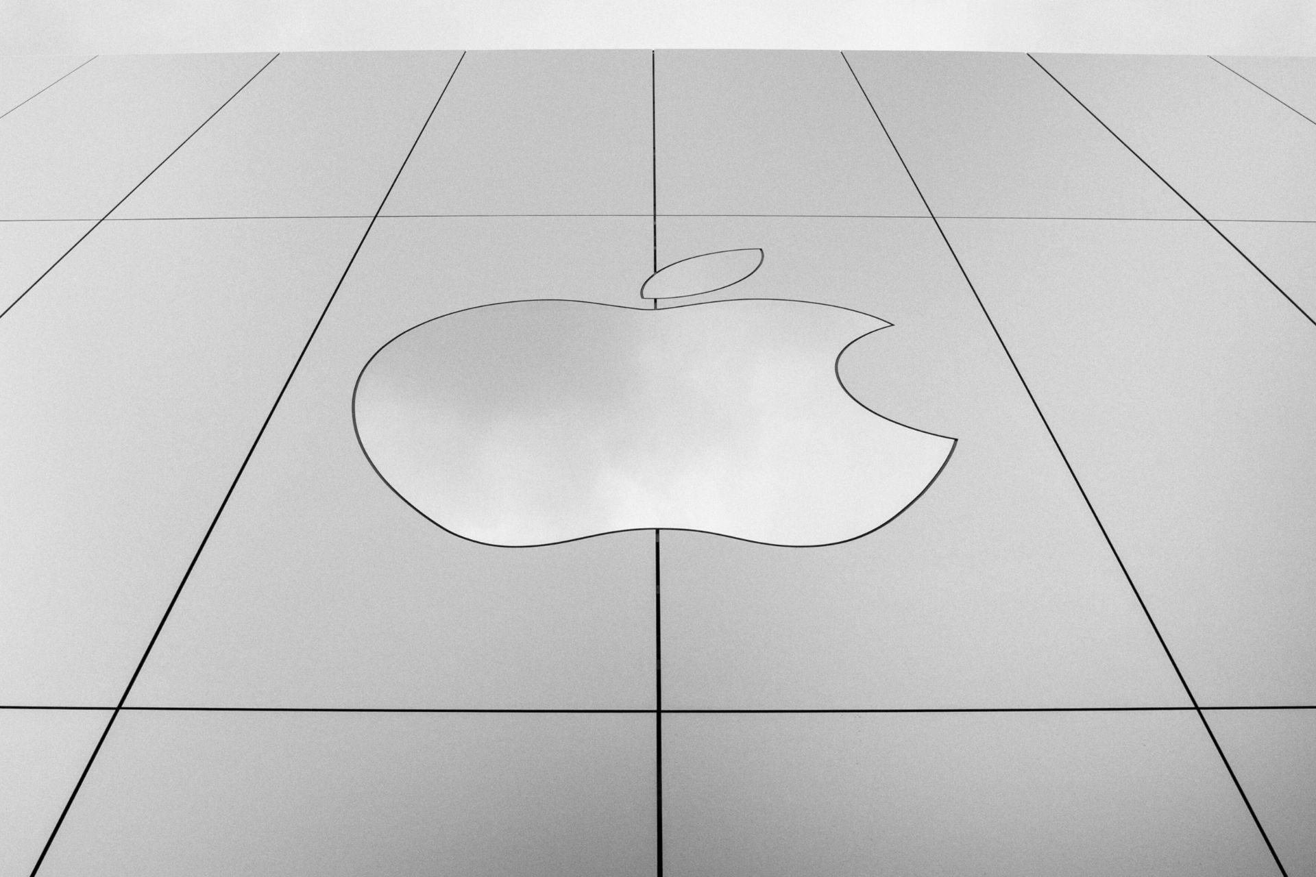 Apple logo bâtiment