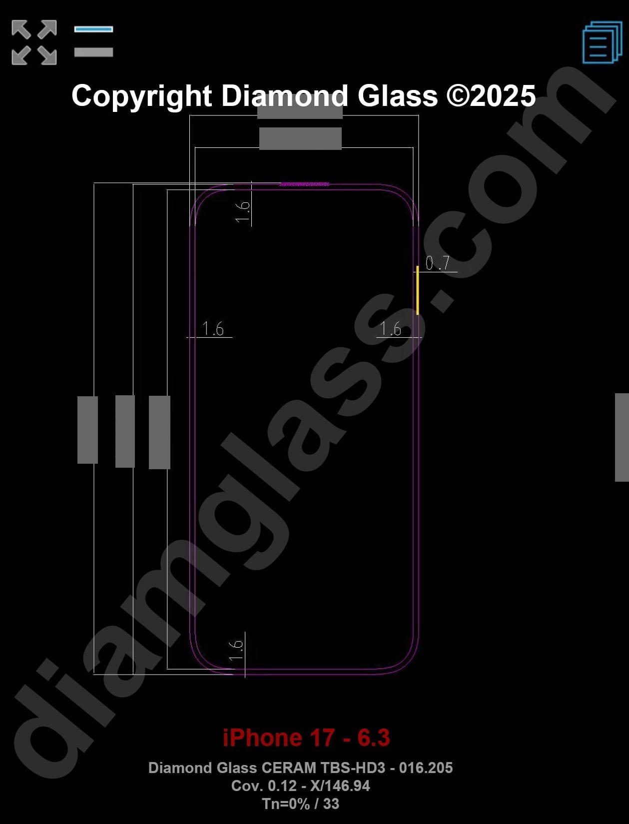 iPhone 17 cutting file