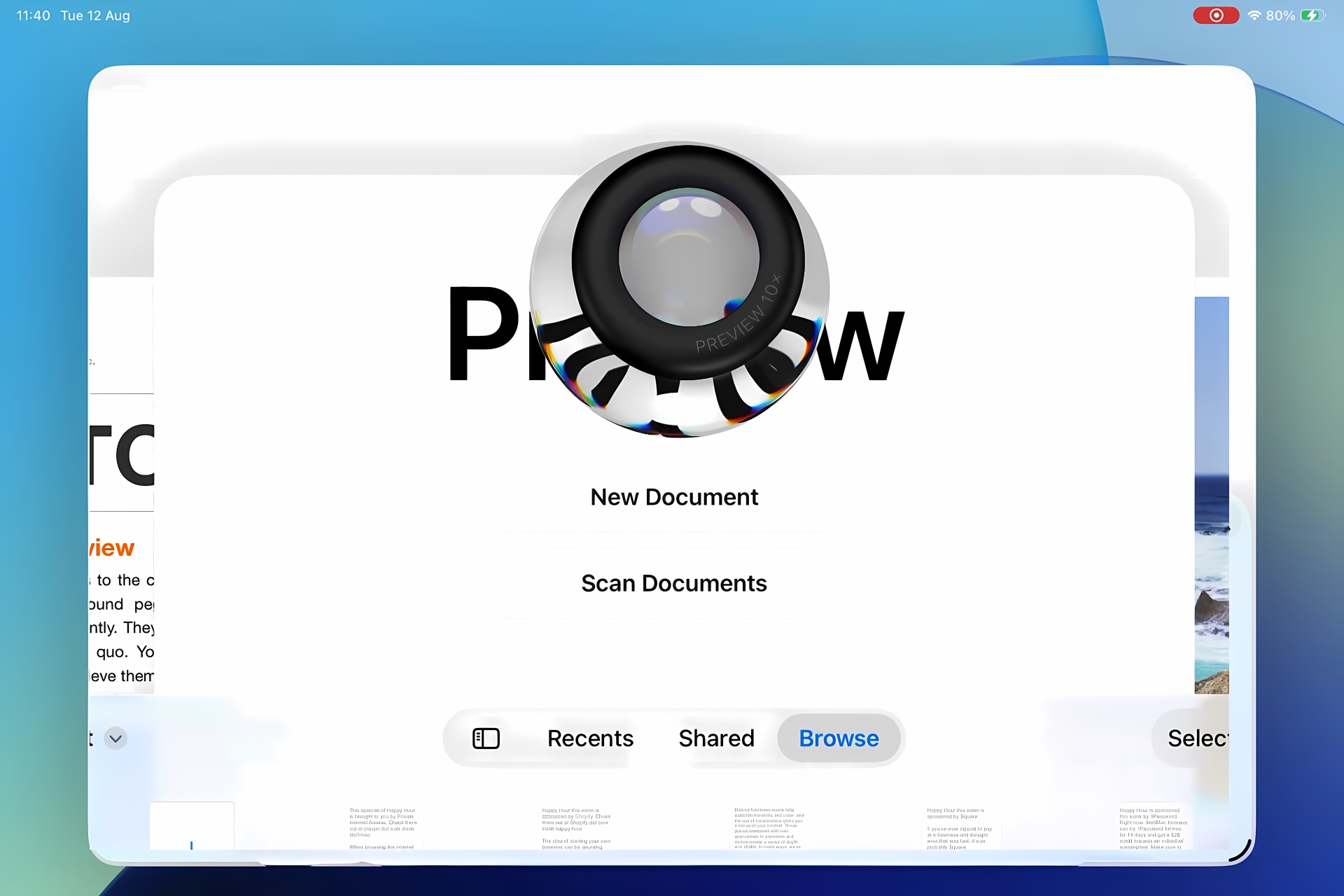 Loupe iPadOS 26 aperçu preview