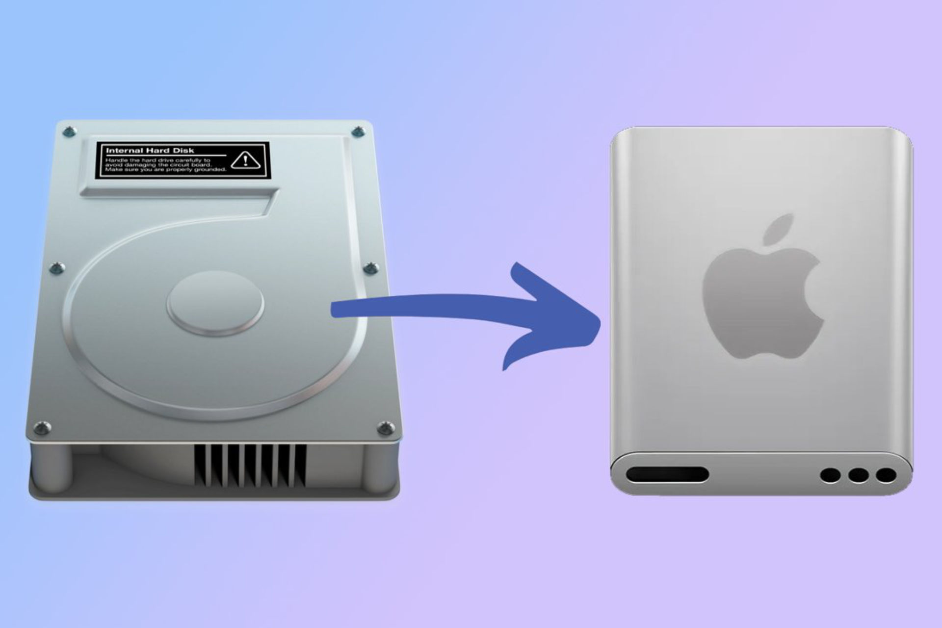 macOS tahoe icone hard drive