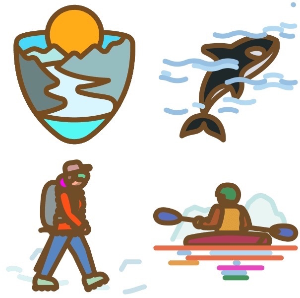 Stickers parc nationaux 2025