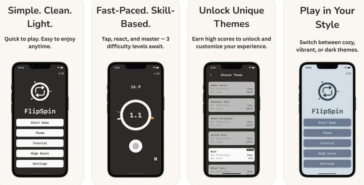 FlipSpin – Tiny Arcade Game
