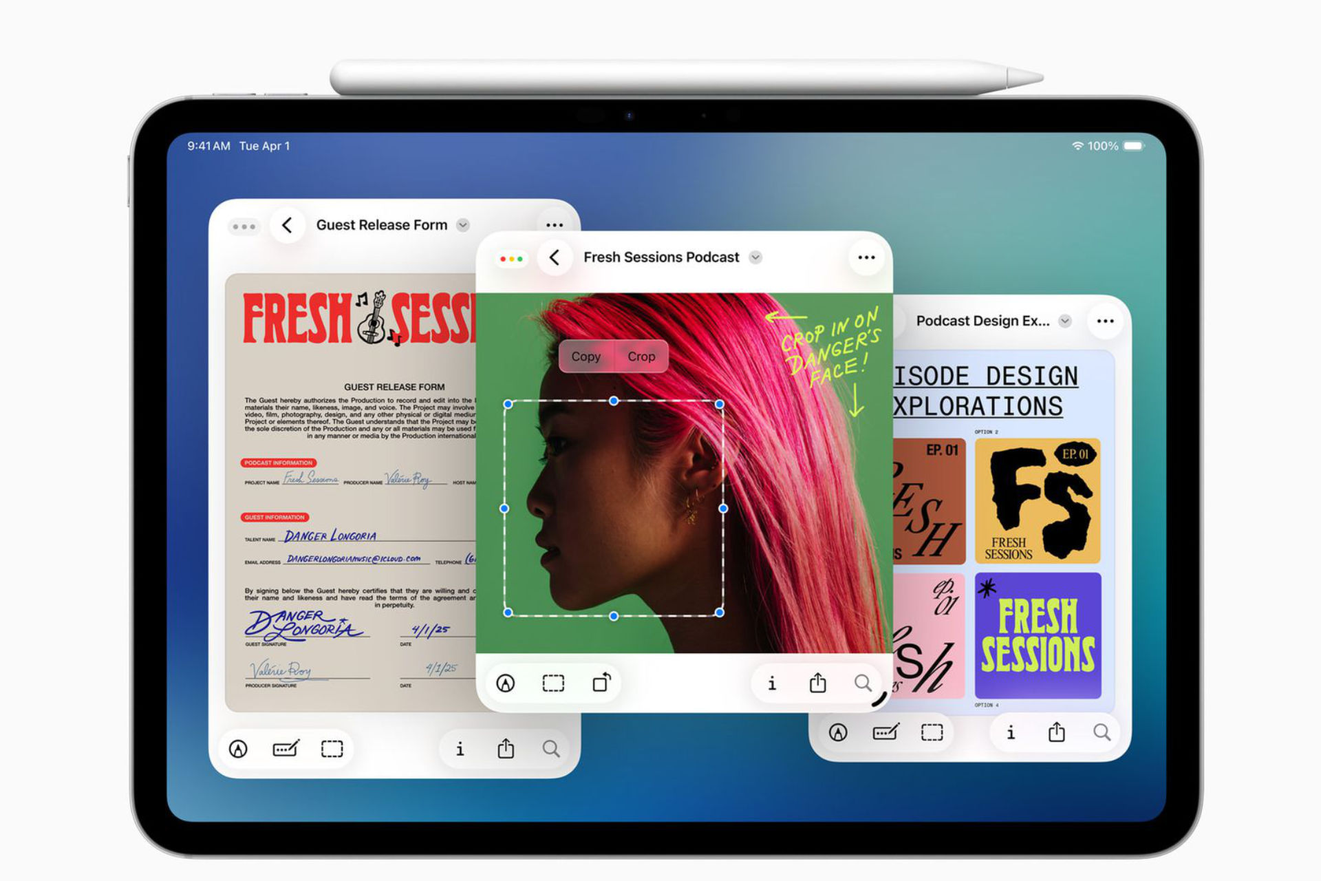 Apercu iPadOS apple