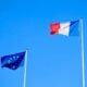 Drapeaux europe france ue union europeene
