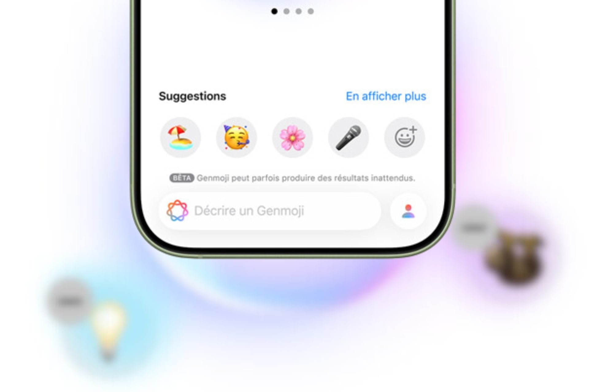 Genmoji image playground apple instlligence