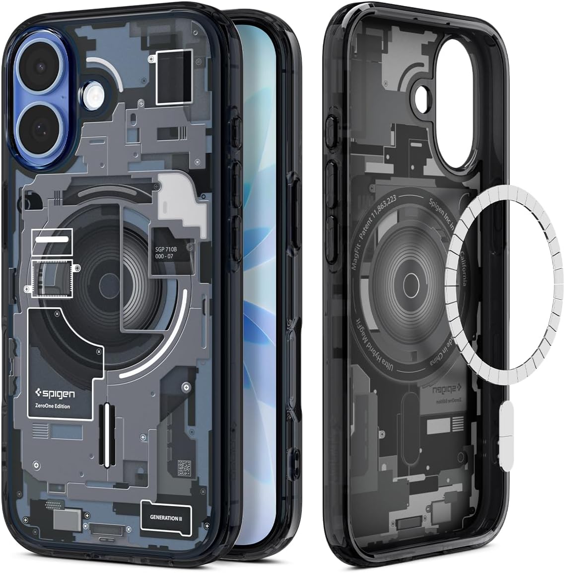 Coque Spigen Ultra Hybrid MagFit Zero One pour iPhone 17