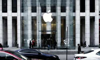 Action apple logo bourse