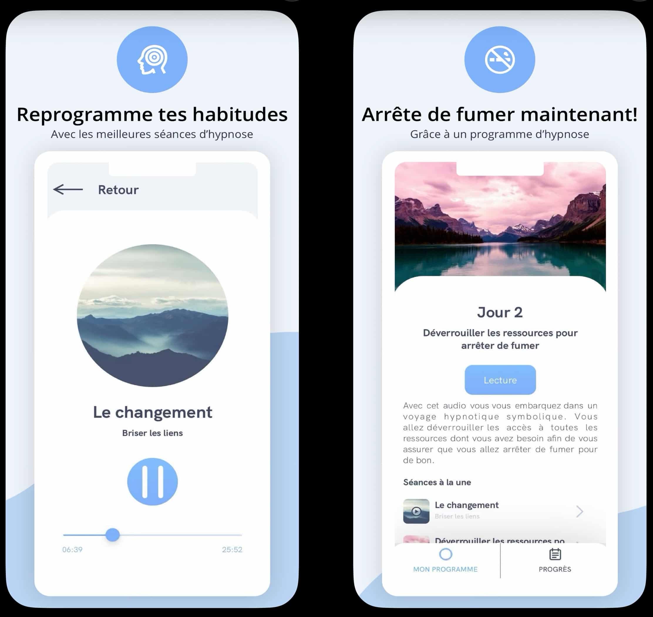 Arreter fumer hypnose