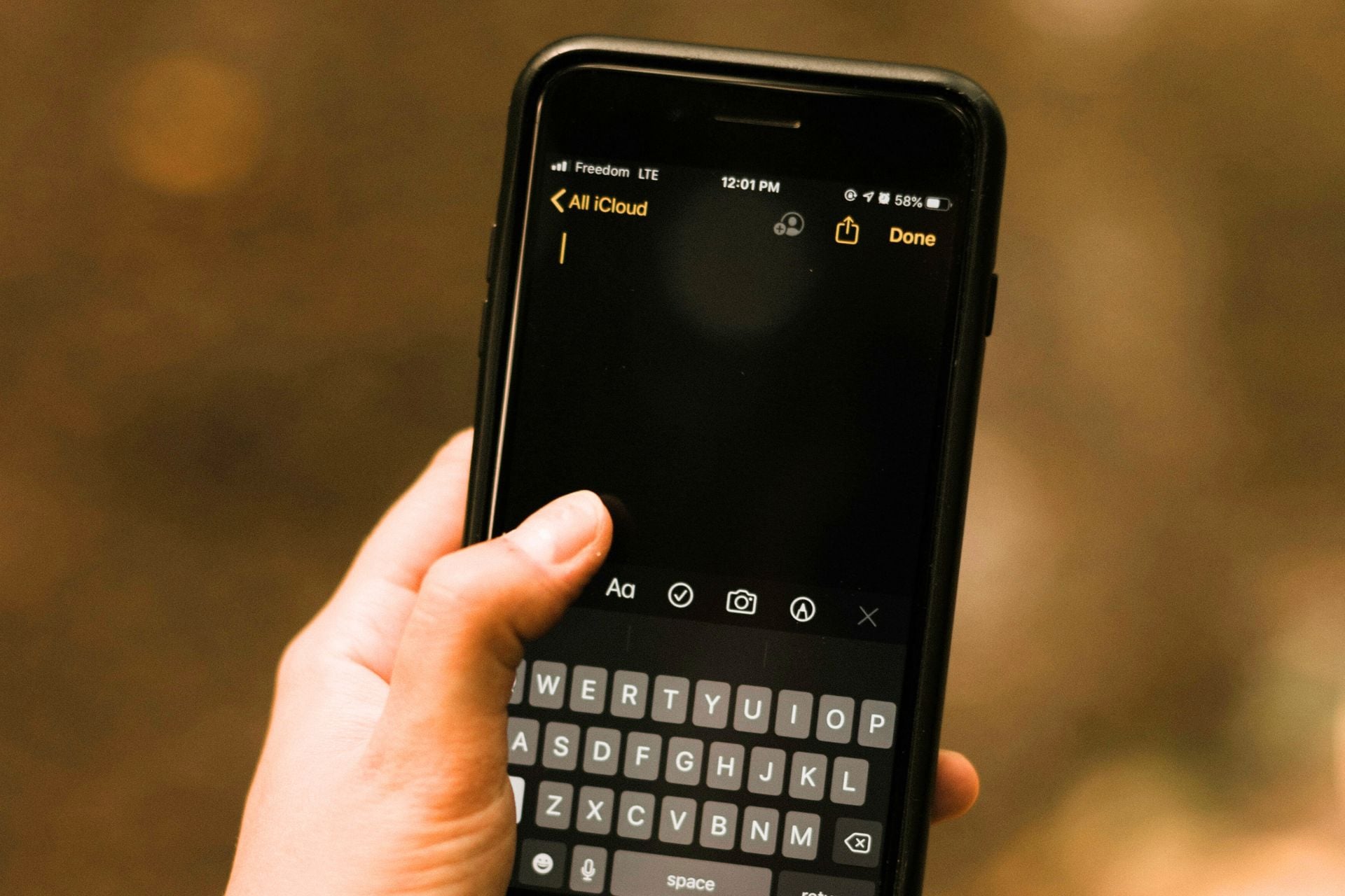 iPhone Notes