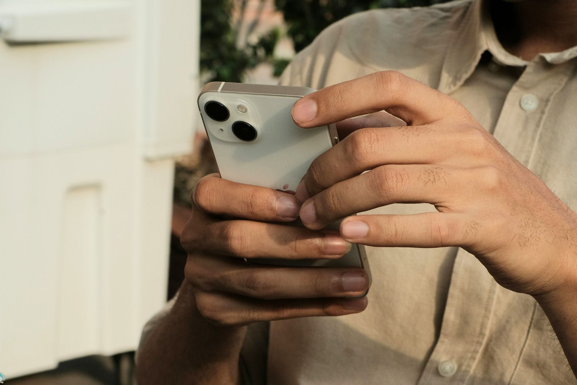 iPhone blanc