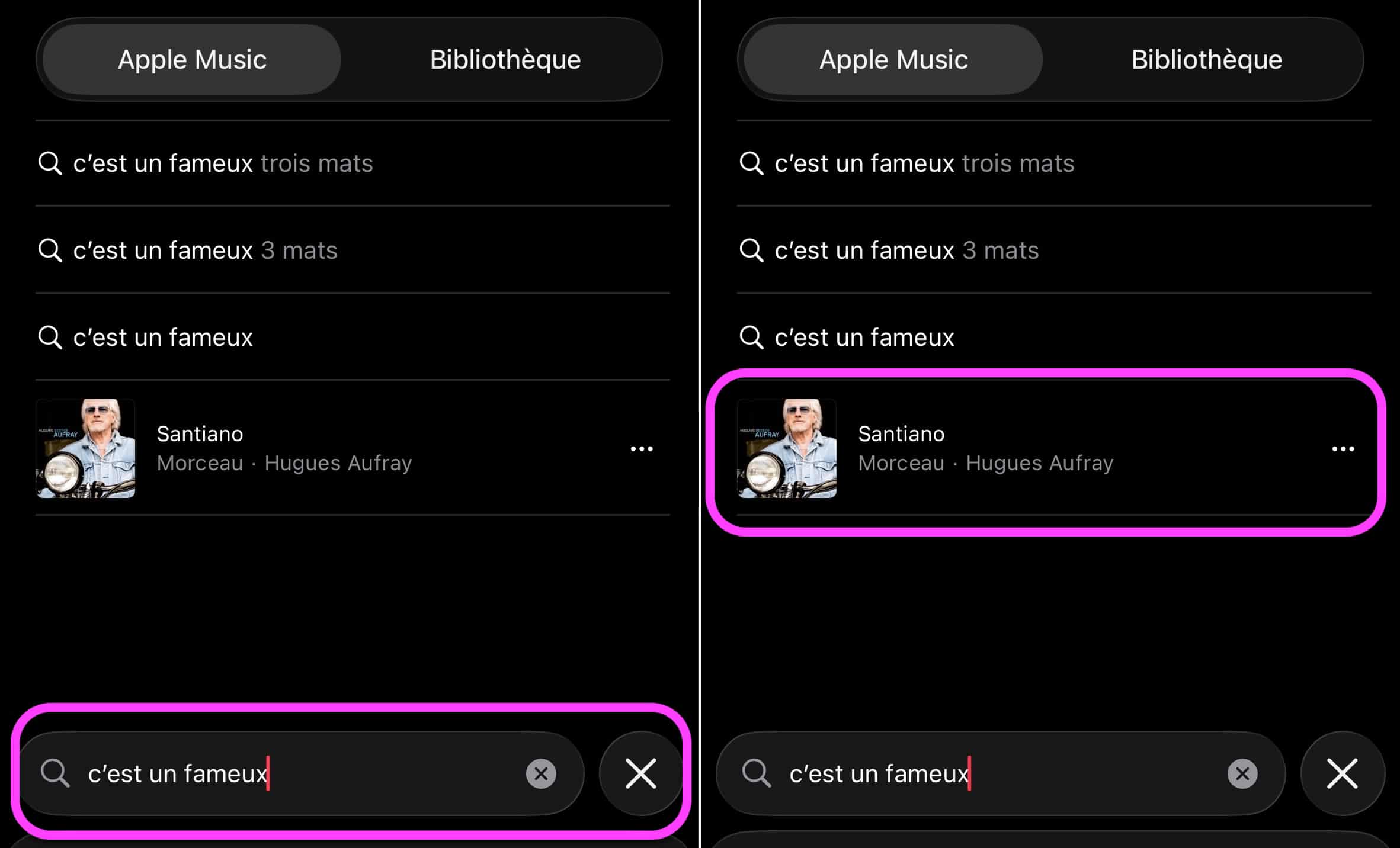 Paroles chanson Apple Music