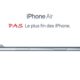 iPhone Air pas le plus fin