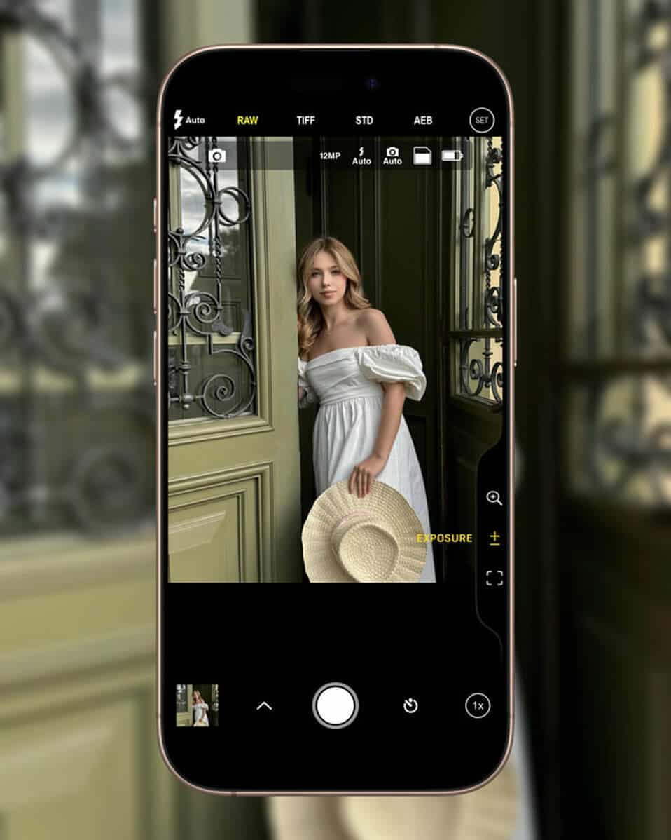 ProCam app photo iPhone