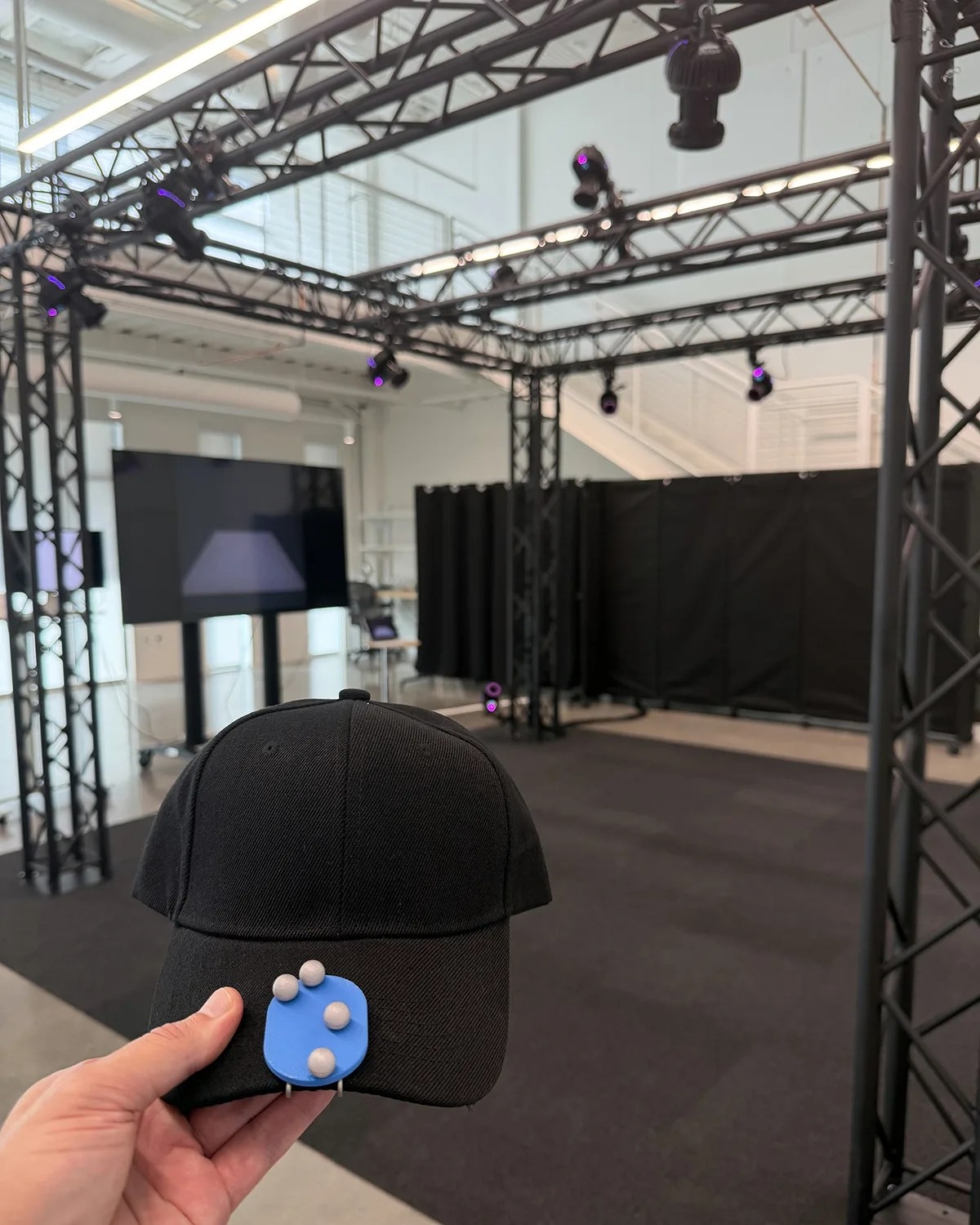 Salle capture mouvement boudler casquette infrarouge