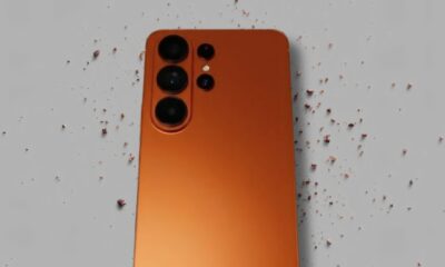 Samsung galaxy s26 ultra orange cosmique copie apple iPhone 17 pro max