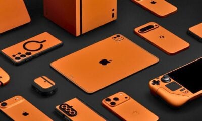 Skin orange cosmic iPhone mac AirPods